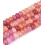 8.5x4.5mm - rondelle vert teinté lisse - Chapelet pierre