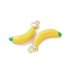 Pendentif banane émaillée