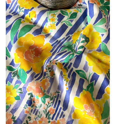Viscose satiné et texturé CAMELIA - My Dress Made