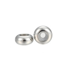 6mm - Perle stopper acier inox