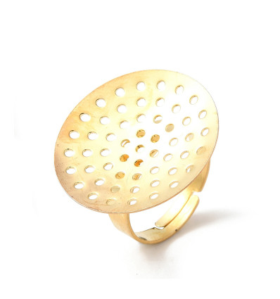 Bague grand plateau perforé