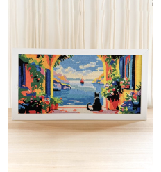 Kit canevas complet "LE GARDIEN DE LA BAIE"