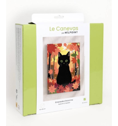 Kit canevas complet "EMERAUDE D'AUTOMNE"