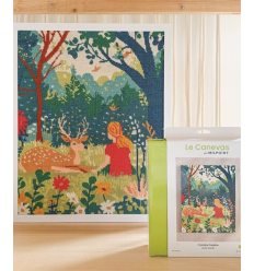 Kit canevas complet "CLAIRIERE PAISIBLE"