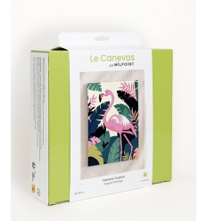 Kit canevas complet "FLAMAND TROPICAL"
