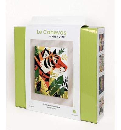 Kit canevas complet "CHASSEUR SILENCIEUX"