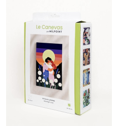 Kit canevas complet "AMOURS LUNAIRES"