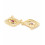 Pendentif oeil articulé + zircon fushia