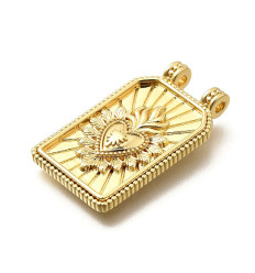 Pendentif plaque coeur ex-voto