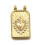 Pendentif plaque coeur ex-voto