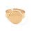 Bague gros plateau