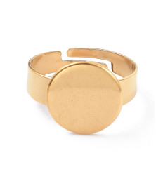 Bague gros plateau