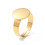 Bague gros plateau