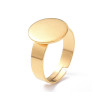 Bague large avec attache soudée en acier inoydable 316L