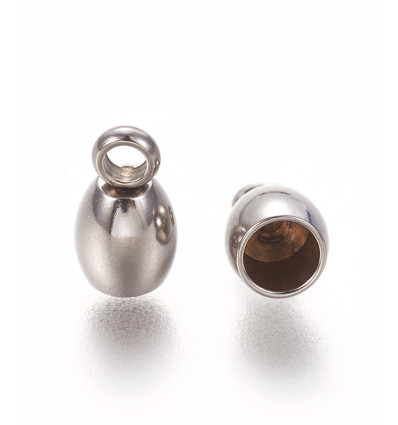 Embout de cordon pour collier ou bracelet (1pc)