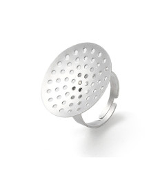 Bague grand plateau perforé