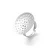 Bague large avec attache soudée en acier inoydable 316L