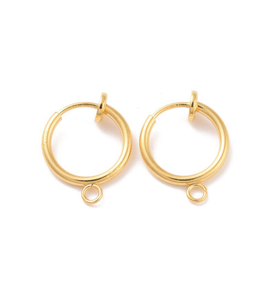 13mm - dormeuse pour oreille non percée