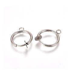 13mm - dormeuse pour oreille non percée (2pcs)