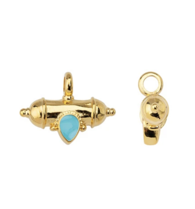 Pendentif talisman turquoise