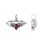 Pendentif talisman fuchsia