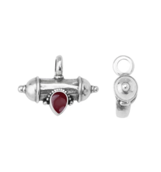 Pendentif talisman fuchsia