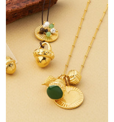 Pendentif ethnique bleu
