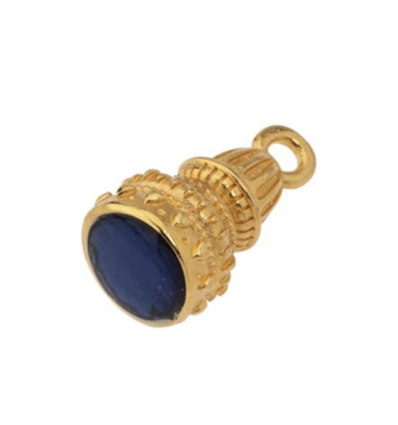 Pendentif ethnique bleu