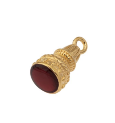 Pendentif ethnique bordeaux
