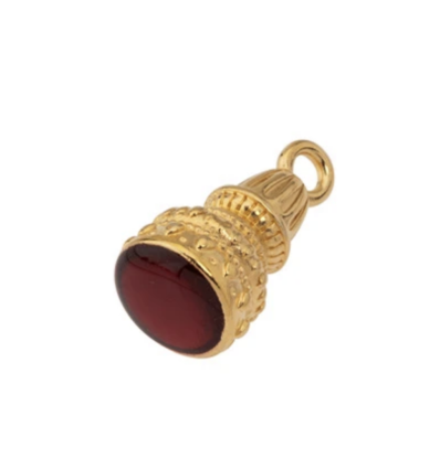 Pendentif ethnique bordeaux