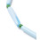 30x4,5mm - tube de verre teinté lisse en chapelet