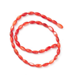5mm - perle de nacre grain de riz - Chapelet
