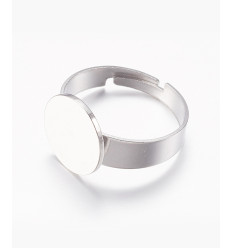 Bague gros plateau