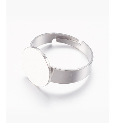 Bague gros plateau