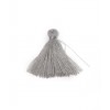 Pompon de coton 3cm - gris foncé