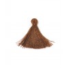 Pompon de coton 3cm - marron