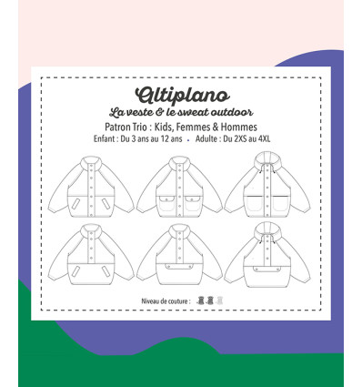 le sweat et la veste Altiplano (Adulte & Enfant)