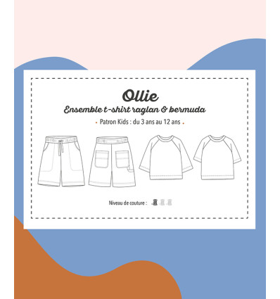 L’ensemble t-shirt & bermuda Ollie (Kids 3-12 ans)