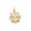 Pendentif médaille + zircon