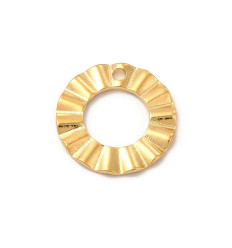 Ø18mm - pendentif cercle martelé