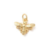 Pendentif oeil articulé + zircon vert