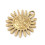 Pendentif grand soleil avec visage