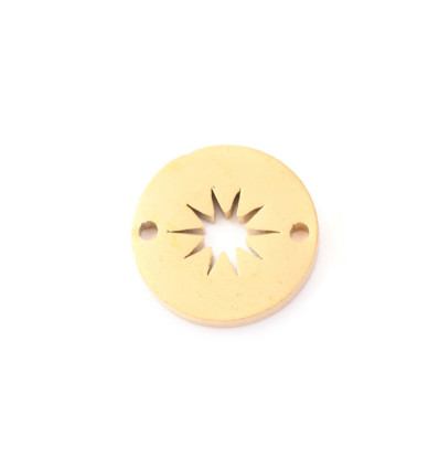 Connecteur Ø10mm médaille étoile