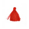 Pompon de coton 3cm - rouge