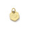 Pendentif hexagone soleil gravé acier inox