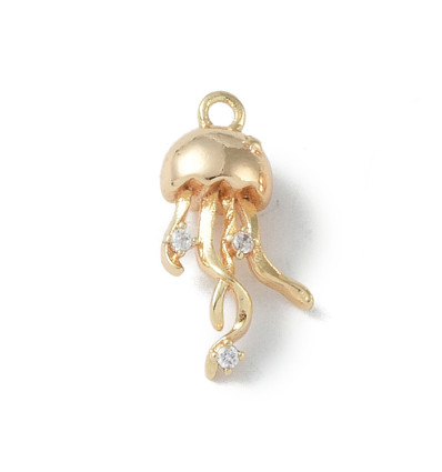 Pendentif méduse + zirconium