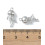 Pendentif méduse + zirconium