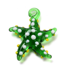 pendentif étoile en verre soufflé