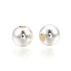 Lot de perles petits fleurs margueritte en acrylique (20pcs)