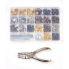 Pendentif petite goutte avec 11 zircons blancs